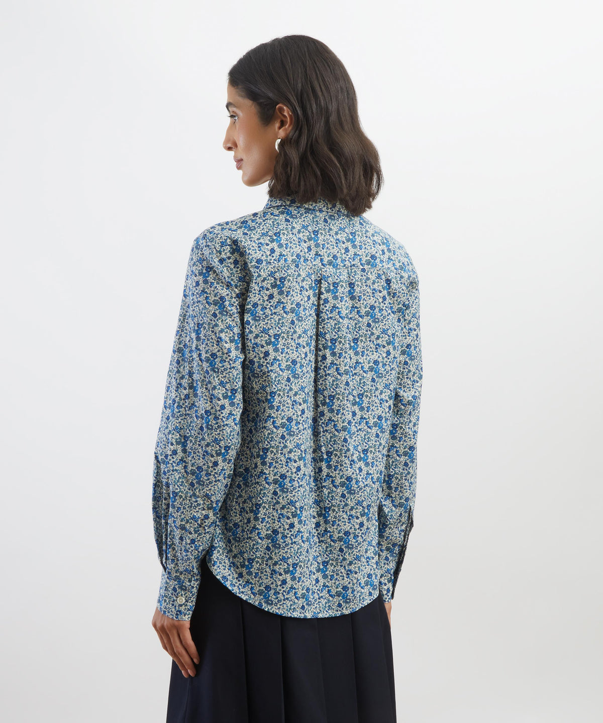 Blue Emma and Georgina Fitted Shirt