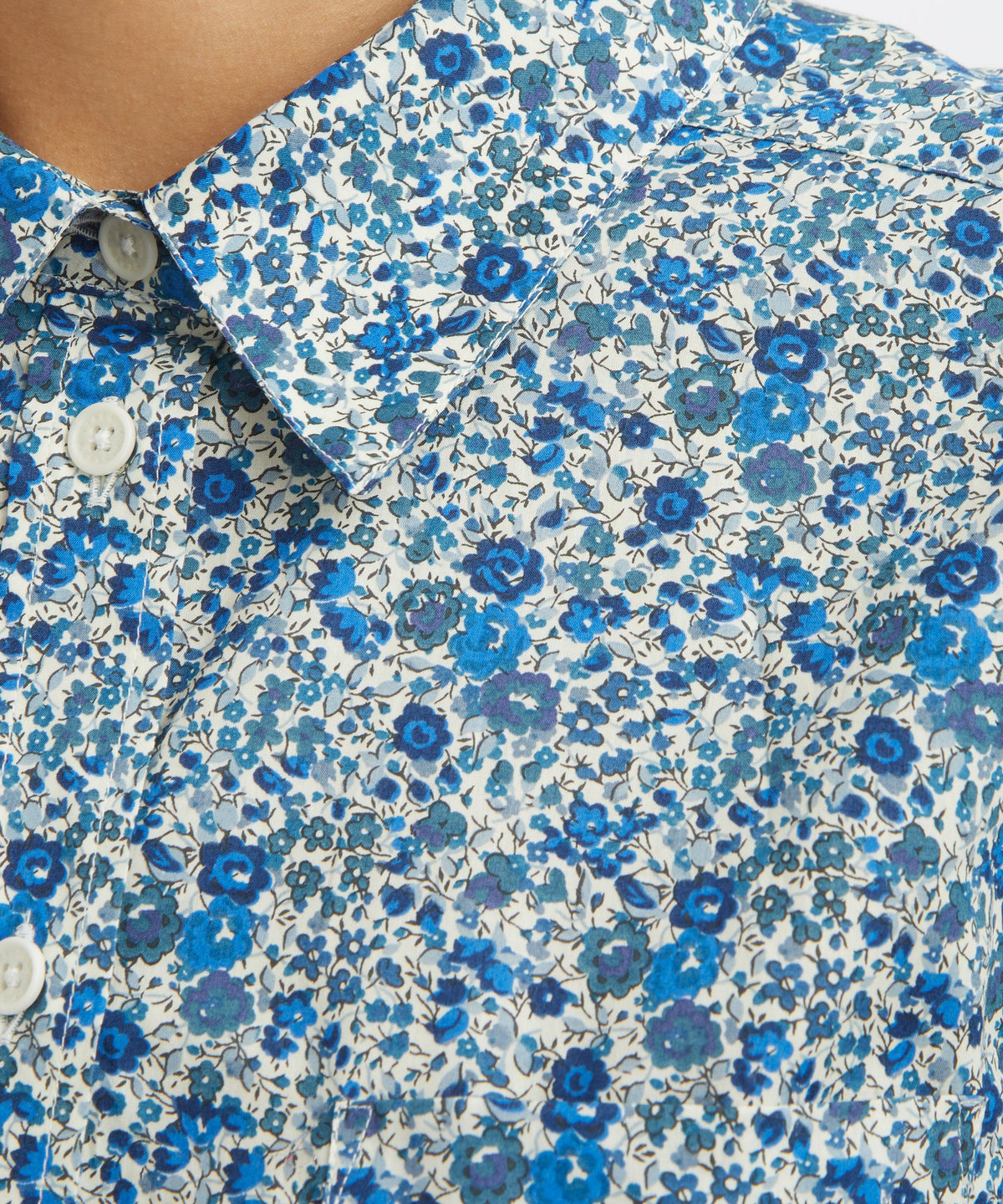 Blue Emma and Georgina Fitted Shirt