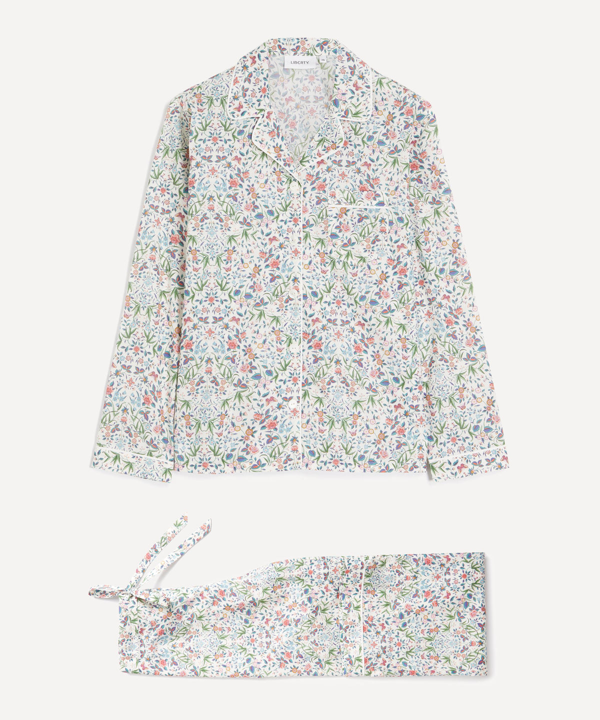 Pink Tapestry Long Relaxed PJ Set