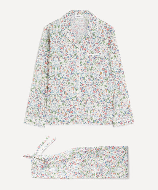 Pink Tapestry Long Relaxed PJ Set