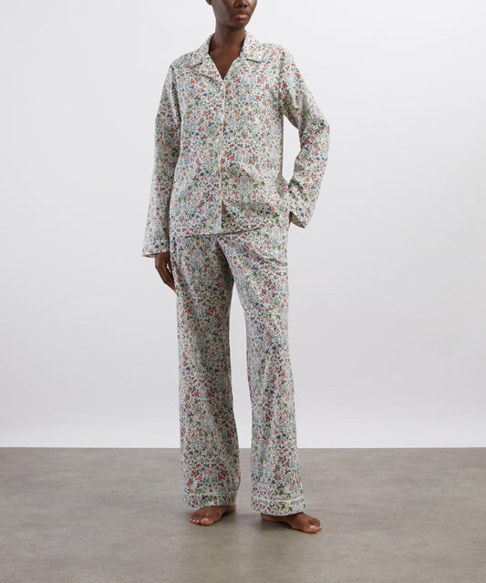 Pink Tapestry Long Relaxed PJ Set