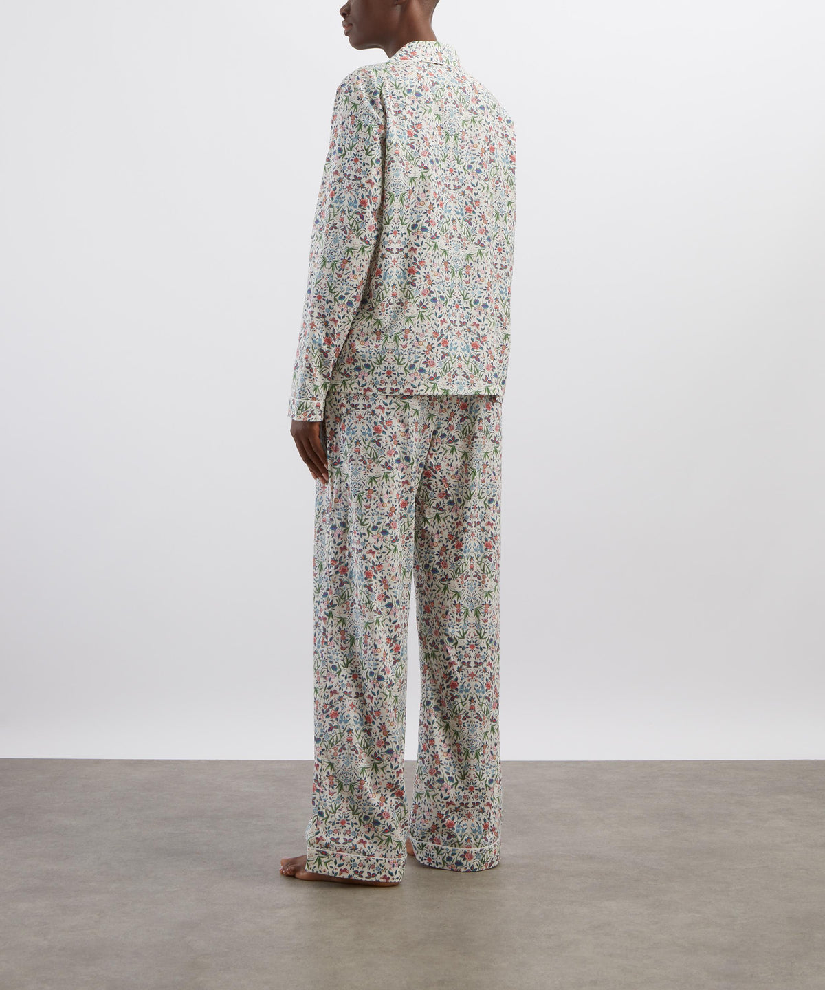 Pink Tapestry Long Relaxed PJ Set
