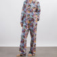 Navy Tudor Dream Long Relaxed PJ Set