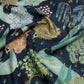 Navy Persian Gardens Scarf