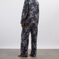 Navy Kanazawa Lake Long Relaxed PJ Set