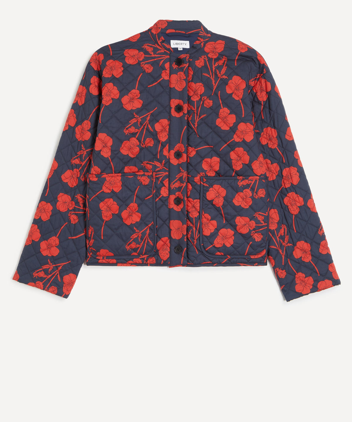 Navy Radiant Ros Quilted Jacket