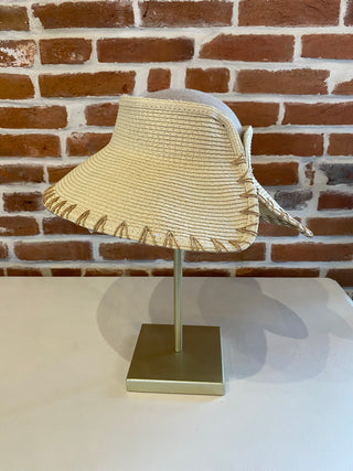 Paper Braid Rollup Hat