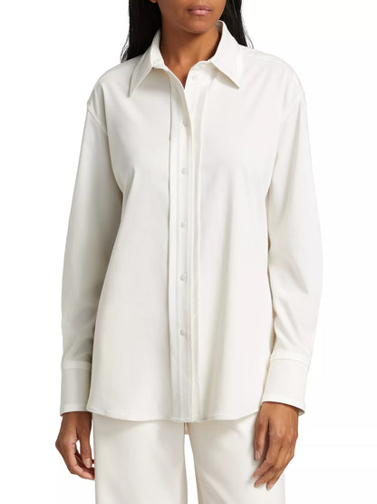 Alice + Olivia Perfect Button-Front Shirt