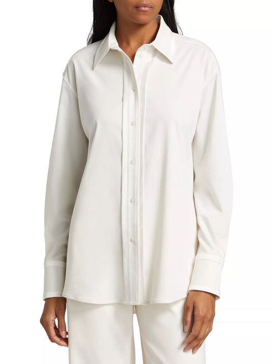 Alice + Olivia Perfect Button-Front Shirt