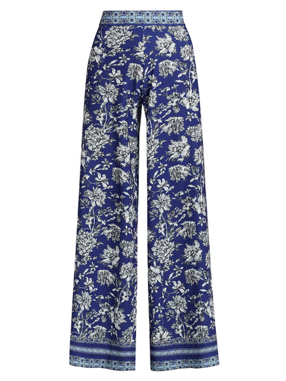Athena Floral Wide-Leg Pants