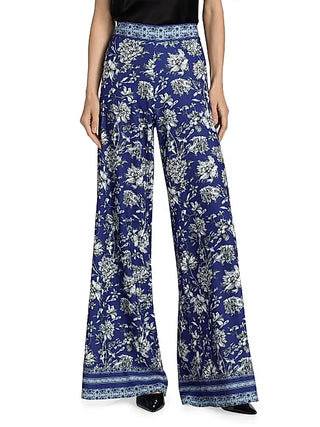 Athena Floral Wide-Leg Pants