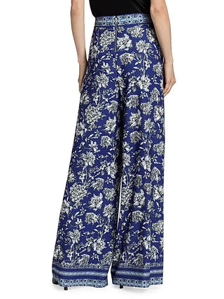 Athena Floral Wide-Leg Pants