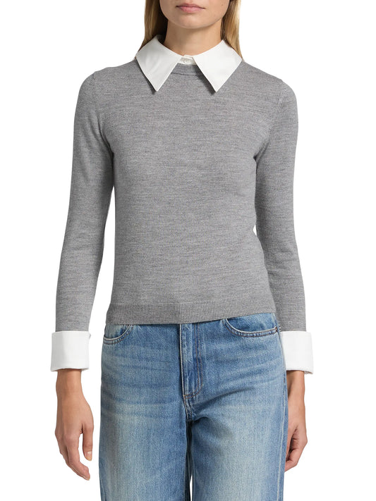 Porla Double Collar Sweater