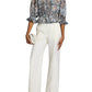 Jaxie Foil-Print Tweed Crop Jacket