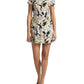 Ikat Bouquet Nova Floral Denim Minidress