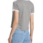 STUDDED HELLO BONJOUR HOWDY SHRUNKEN TEE