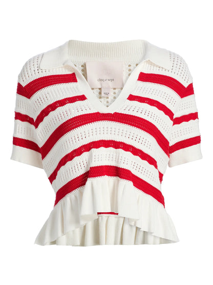 ELVIRE POLO SWEATER