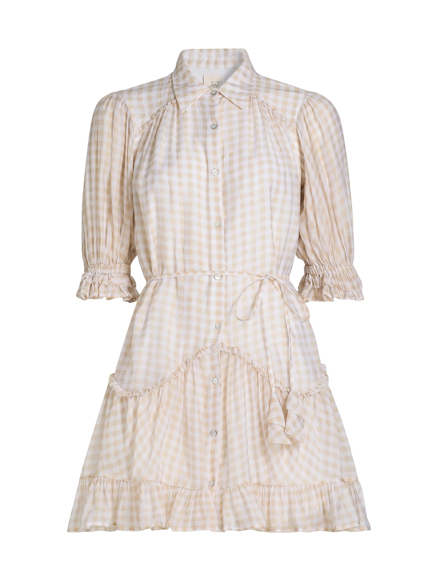 MINI GINGHAM VOILE GWENDOLINE DRESS