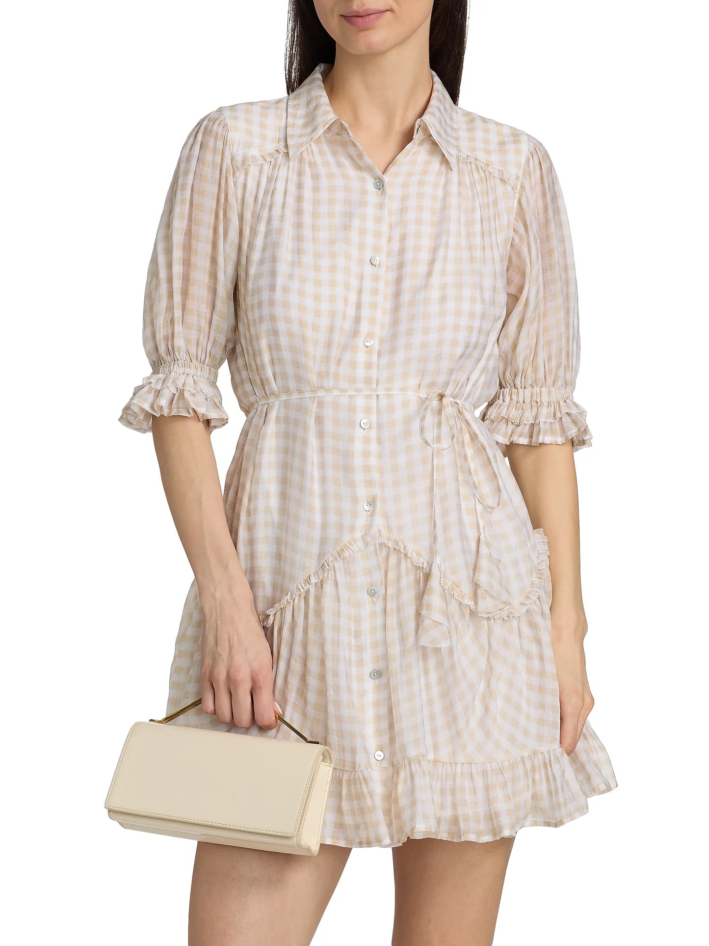 MINI GINGHAM VOILE GWENDOLINE DRESS