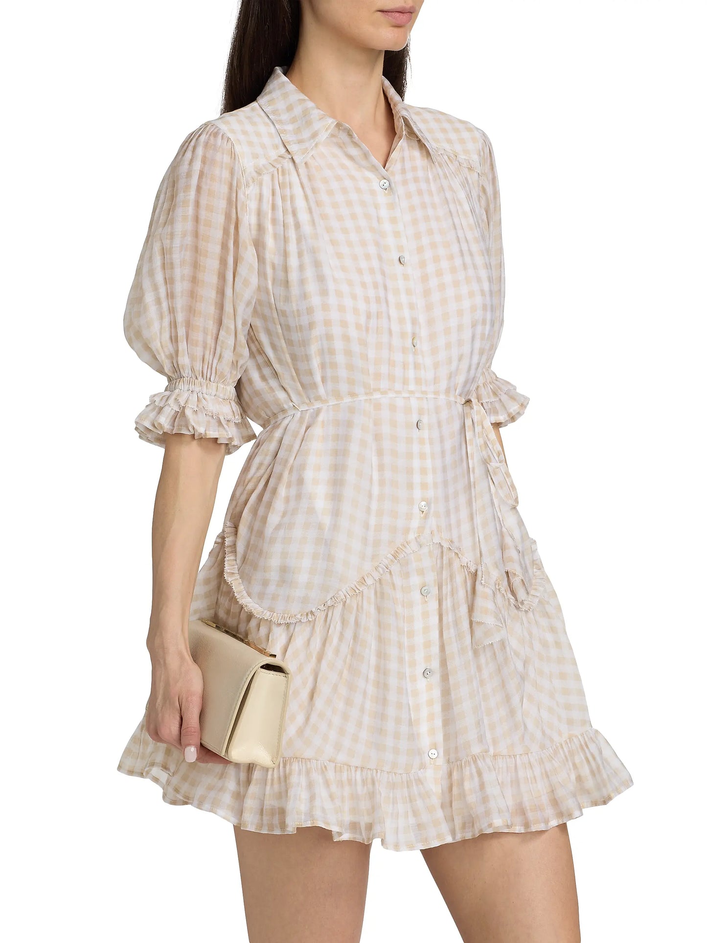 MINI GINGHAM VOILE GWENDOLINE DRESS