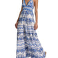 Karolina Smocked Waist Tiered Maxi Dress