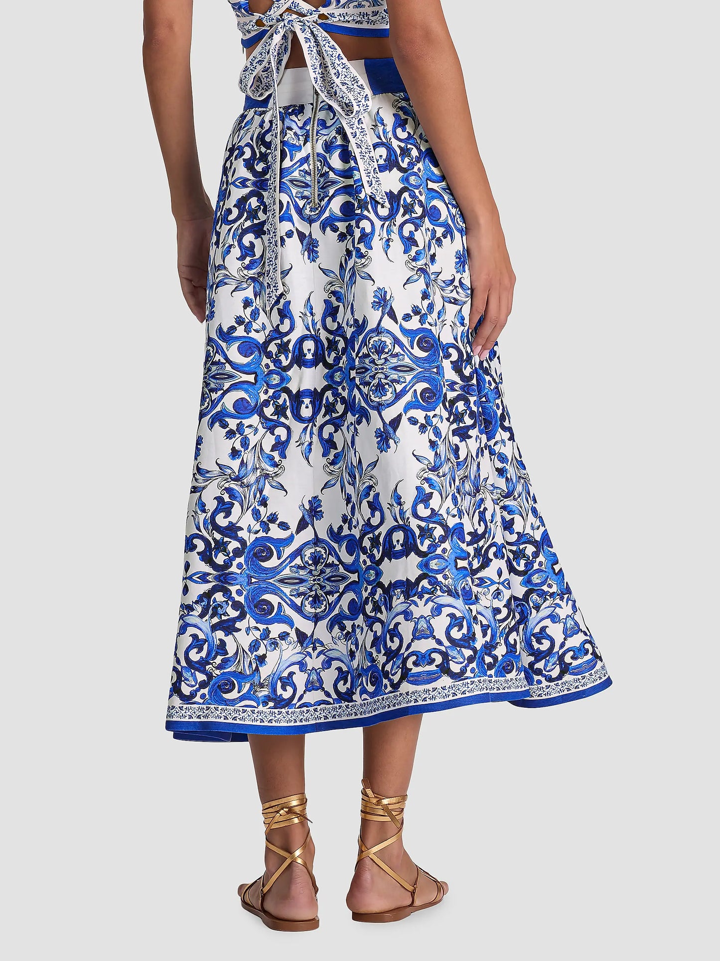 EARLA SOLSTICE HR FLARE MIDI SKIRT