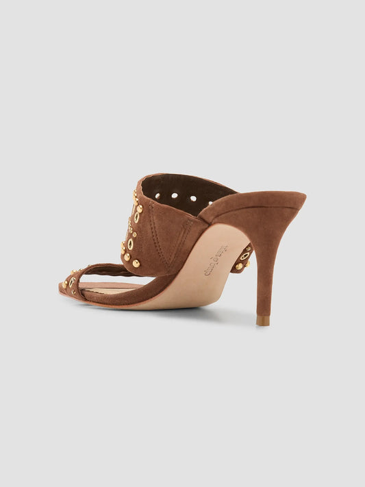 Sutton Mixed Hardware Sandal Heel