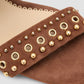 Sutton Mixed Hardware Sandal Heel