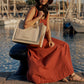 The Navigator Gold Tote