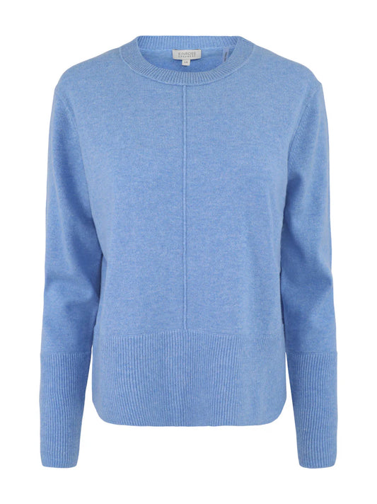 Kinross Cashmere Exposed Seam Crew