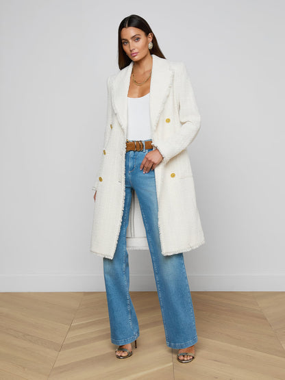 Cooper Tweed Trench Coat
