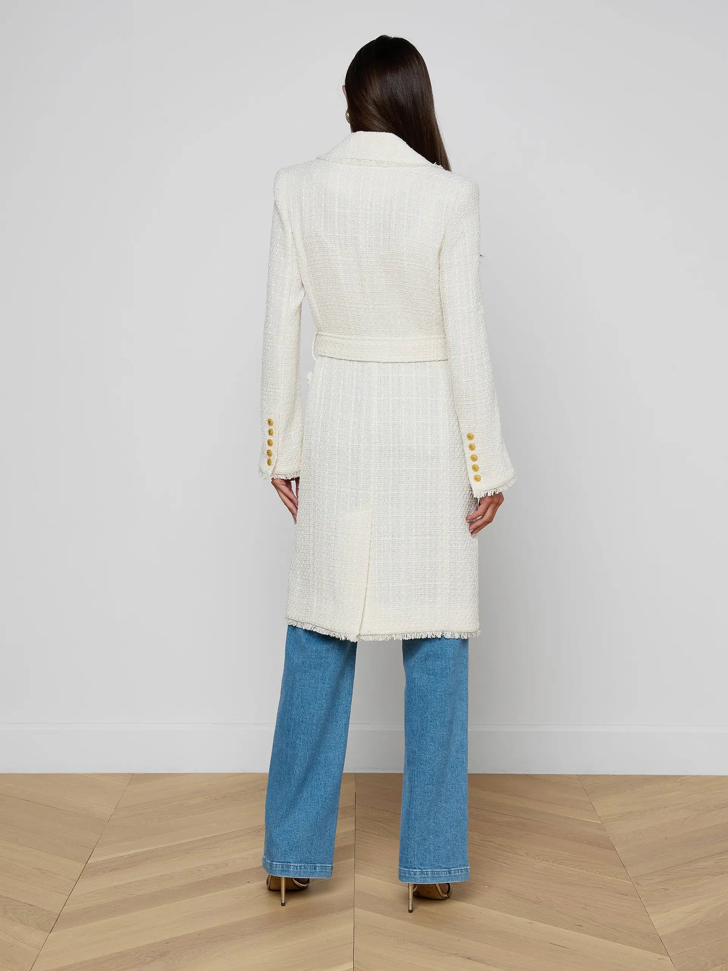 Cooper Tweed Trench Coat