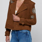 XOEY CRYSTAL CROPPED TRENCH