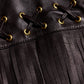 Coffee Bean Luci Fringed Leather Jacket