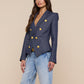 Solar Pinstripe Blazer