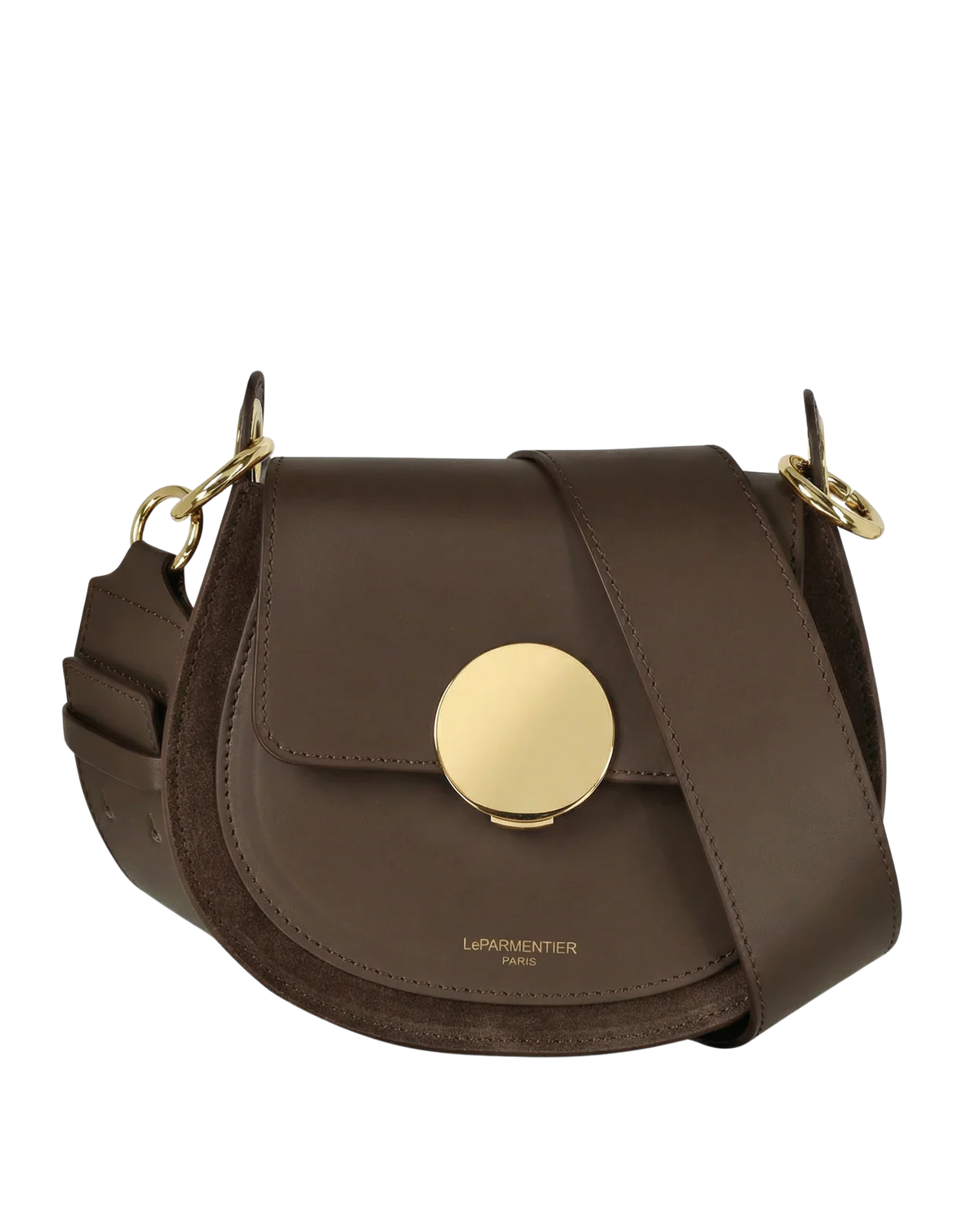 Chocolate Yucca Suede Bag
