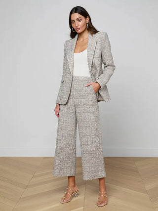 BLUE CHAMBERLAIN TWEED BLAZER