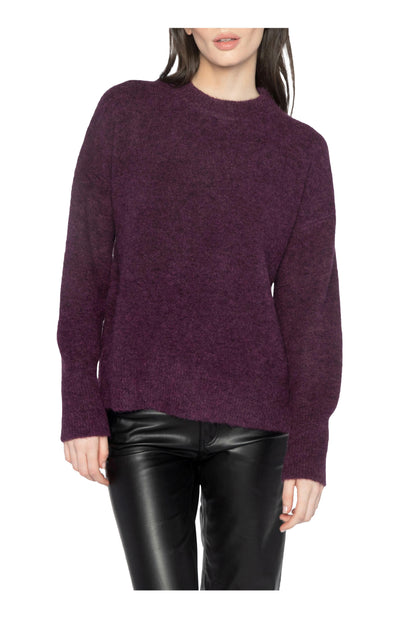 Lofty Easy Grape Crewneck Sweater