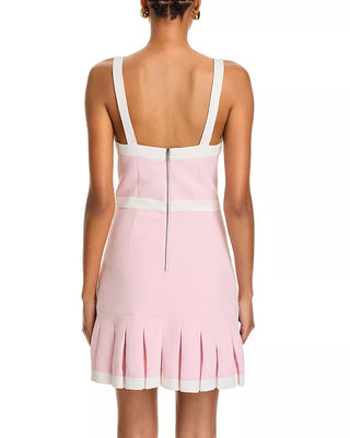 Alice and Olivia Clarine Square Neck Mini Dress