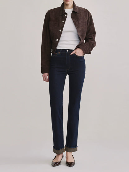 Harvest Moon Halle Straight High-Rise Jeans
