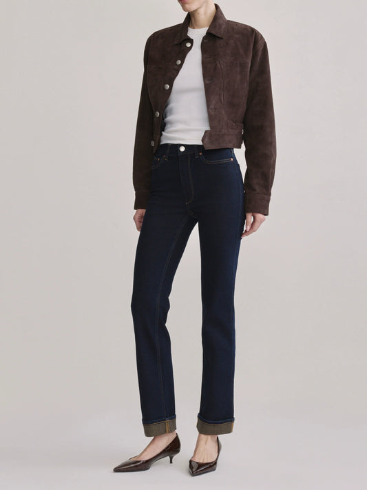 Harvest Moon Halle Straight High-Rise Jeans