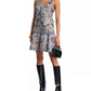 FOIL PRINTED TWEED JAXINA SKIRT