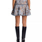 FOIL PRINTED TWEED JAXINA SKIRT