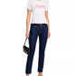 J'ADORE HEART SHRUNKEN TEE