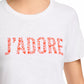 J'ADORE HEART SHRUNKEN TEE