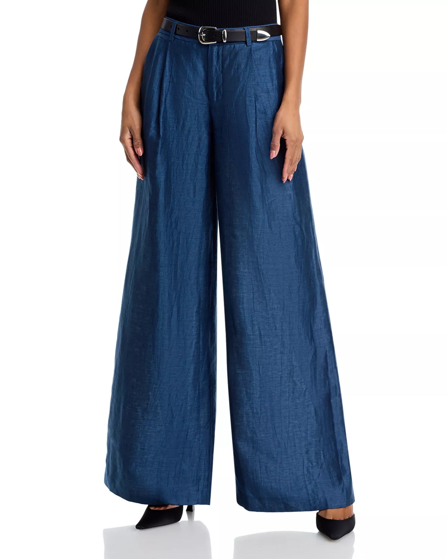 Allanah Mid Rise Wide Leg Pants