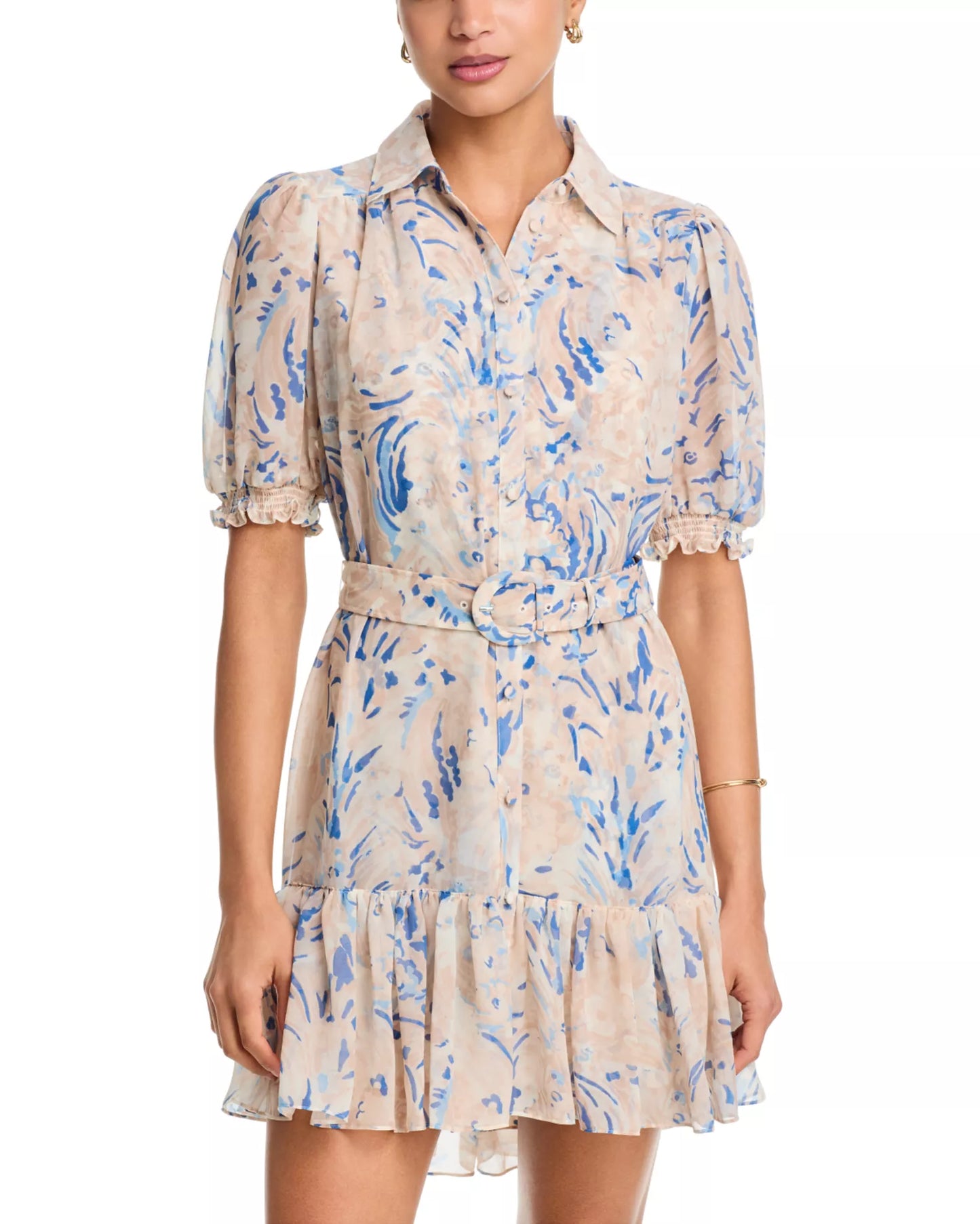 Daisy Swirl Halbini Dress