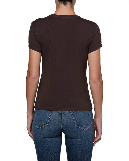 Java Brown Ressi Crew Tee