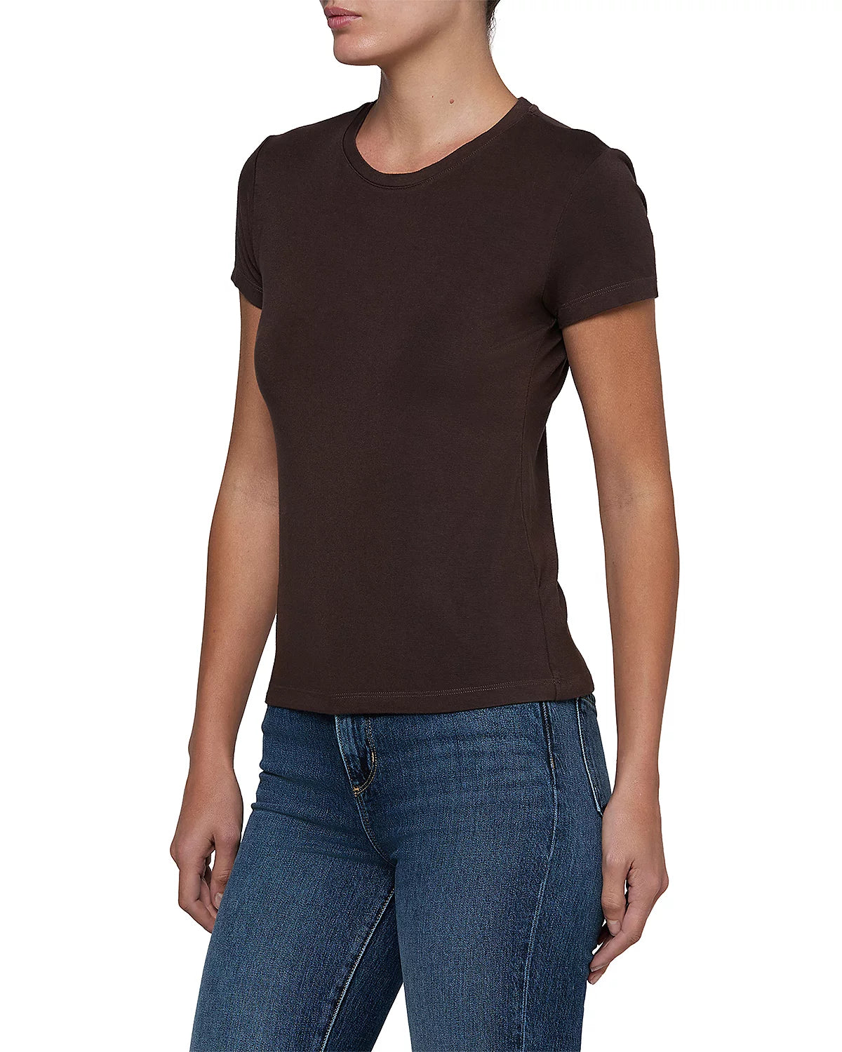 Java Brown Ressi Crew Tee