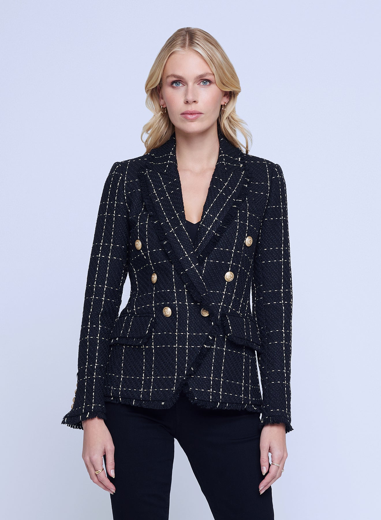 Kenzie Blazer With Fringe